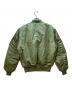 ALPHA INDUSTRIES (アルファインダストリーズ) MA-1ジャケット カーキ サイズ:L：8000円
