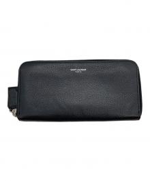 Saint Laurent Paris（サンローランパリ）の古着「長財布/Zip-Around Wallet」｜ブラック