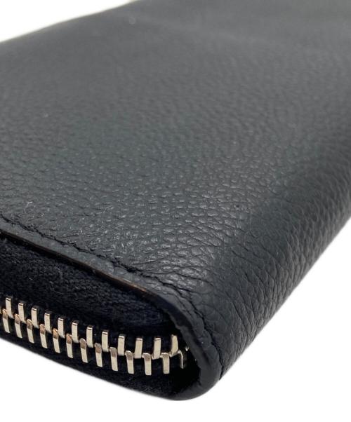 Saint Laurent Paris（サンローランパリ）Saint Laurent Paris (サンローランパリ) 長財布/Zip-Around Wallet ブラックの古着・服飾アイテム