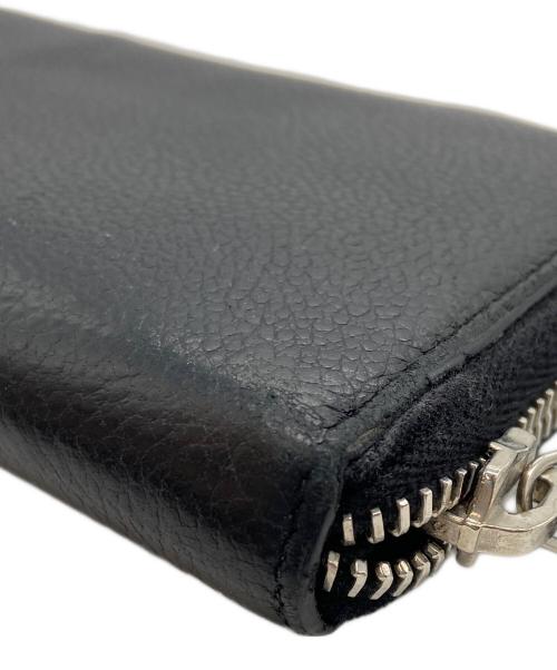 Saint Laurent Paris（サンローランパリ）Saint Laurent Paris (サンローランパリ) 長財布/Zip-Around Wallet ブラックの古着・服飾アイテム