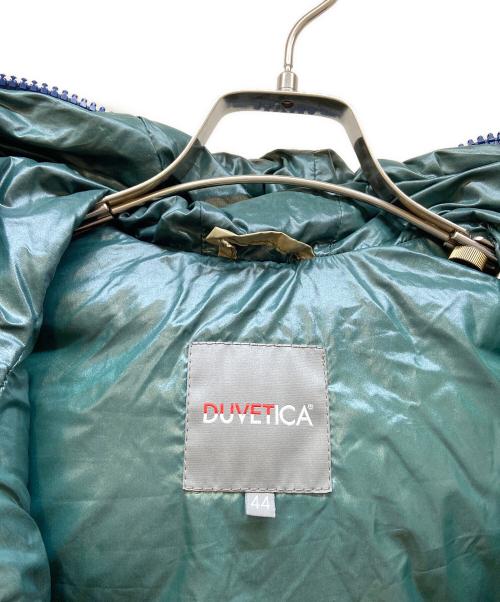 DUVETICA（デュベティカ）DUVETICA (デュベティカ) ダウンベスト ベージュ×グリーン サイズ:44の古着・服飾アイテム