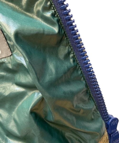 DUVETICA（デュベティカ）DUVETICA (デュベティカ) ダウンベスト ベージュ×グリーン サイズ:44の古着・服飾アイテム