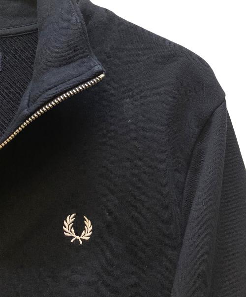 FRED PERRY（フレッドペリー）FRED PERRY (フレッドペリー) ハーフジップスウェット ネイビー サイズ:Lの古着・服飾アイテム