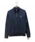 FRED PERRY（フレッドペリー）の古着「ハーフジップスウェット」｜ネイビー