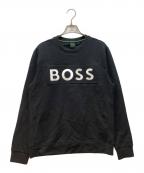HUGO BOSSヒューゴ ボス）の古着「クルーネックスウェット」｜ブラック