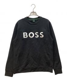 HUGO BOSS（ヒューゴ ボス）の古着「クルーネックスウェット」｜ブラック