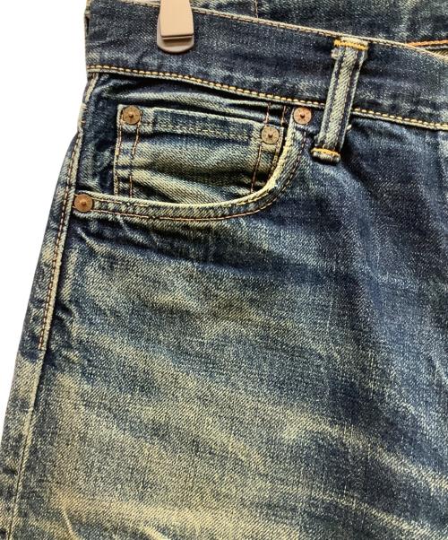 EVISU（エヴィス）EVISU (エヴィス) ダメージデニムパンツ インディゴ サイズ:31×35の古着・服飾アイテム