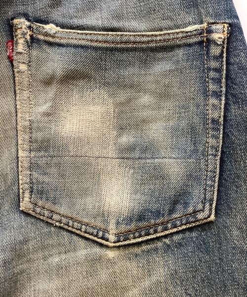 EVISU（エヴィス）EVISU (エヴィス) ダメージデニムパンツ インディゴ サイズ:31×35の古着・服飾アイテム