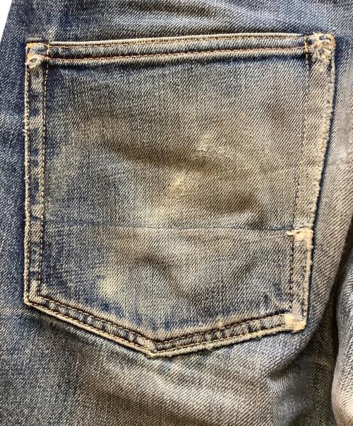 EVISU（エヴィス）EVISU (エヴィス) ダメージデニムパンツ インディゴ サイズ:31×35の古着・服飾アイテム