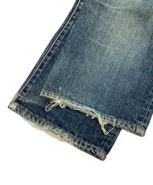 EVISU（エヴィス）EVISU (エヴィス) ダメージデニムパンツ インディゴ サイズ:31×35の古着・服飾アイテム