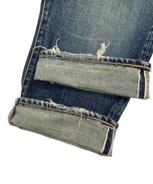 EVISU（エヴィス）EVISU (エヴィス) ダメージデニムパンツ インディゴ サイズ:31×35の古着・服飾アイテム