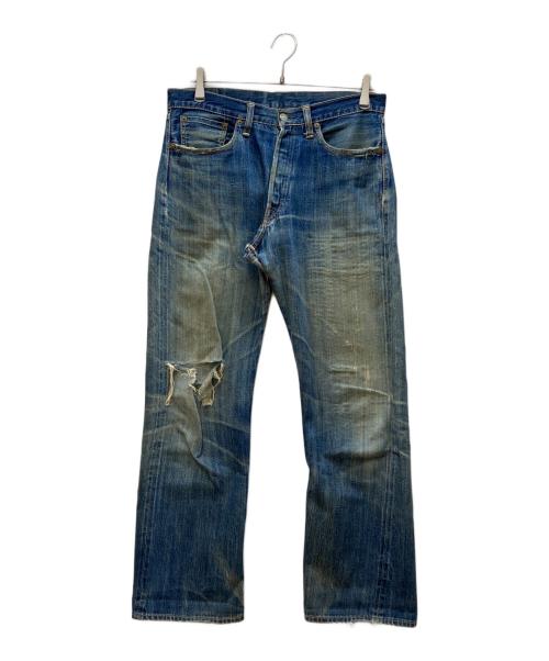 Joe McCOY（ジョーマッコイ）Joe McCOY (ジョーマッコイ) ダメージデニムパンツ インディゴ サイズ:W31×L31の古着・服飾アイテム