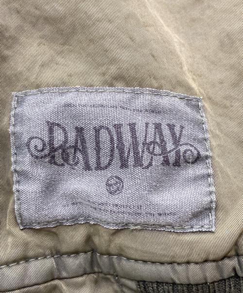 BADWAY（バッドウェイ）BADWAY (バッドウェイ) フライトジャケット グリーン サイズ:Lの古着・服飾アイテム