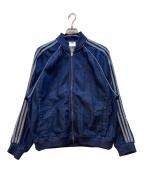 adidasアディダス）の古着「トラックジャケット」｜ネイビー