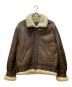 US SHEEPSKIN INTERNATIONAL（ユーエスシープシキンインターナショナル）の古着「ムートンジャケット」｜ブラウン