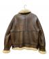 US SHEEPSKIN INTERNATIONAL (ユーエスシープシキンインターナショナル) ムートンジャケット ブラウン サイズ:42：15000円