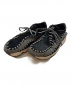 NIKEナイキ）の古着「ローカットスニーカー/フットスケープ ウーブン NIKE W AIR FOOTSCAPE WOVEN」｜ブラック×グレー