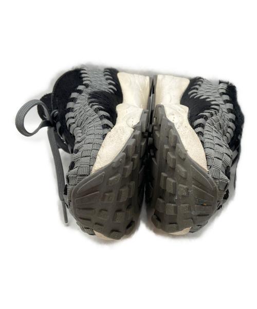 NIKE（ナイキ）NIKE (ナイキ) ローカットスニーカー/フットスケープ ウーブン NIKE W AIR FOOTSCAPE WOVEN ブラック×グレー サイズ:24.5cmの古着・服飾アイテム