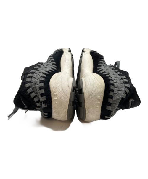NIKE（ナイキ）NIKE (ナイキ) ローカットスニーカー/フットスケープ ウーブン NIKE W AIR FOOTSCAPE WOVEN ブラック×グレー サイズ:24.5cmの古着・服飾アイテム