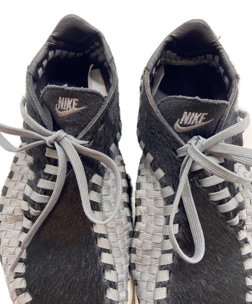 NIKE（ナイキ）NIKE (ナイキ) ローカットスニーカー/フットスケープ ウーブン NIKE W AIR FOOTSCAPE WOVEN ブラック×グレー サイズ:24.5cmの古着・服飾アイテム
