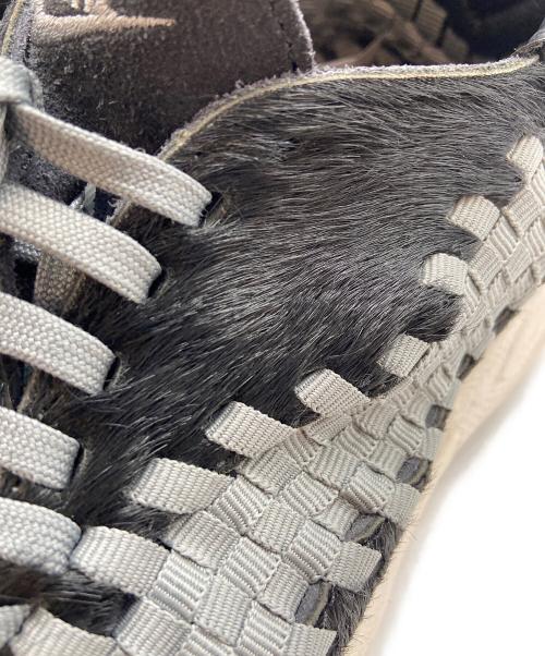 NIKE（ナイキ）NIKE (ナイキ) ローカットスニーカー/フットスケープ ウーブン NIKE W AIR FOOTSCAPE WOVEN ブラック×グレー サイズ:24.5cmの古着・服飾アイテム