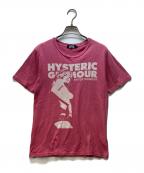 Hysteric Glamourヒステリックグラマー）の古着「半袖カットソー」｜ピンク