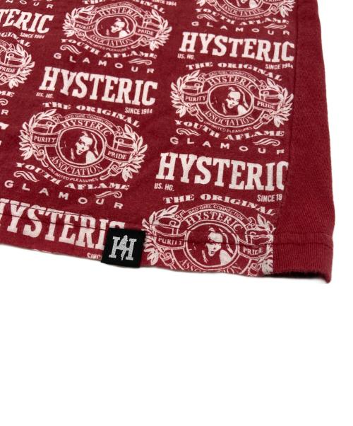 Hysteric Glamour（ヒステリックグラマー）Hysteric Glamour (ヒステリックグラマー) 半袖カットソー レッド サイズ:Sの古着・服飾アイテム