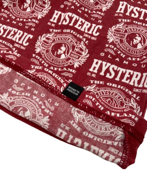Hysteric Glamour（ヒステリックグラマー）Hysteric Glamour (ヒステリックグラマー) 半袖カットソー レッド サイズ:Sの古着・服飾アイテム