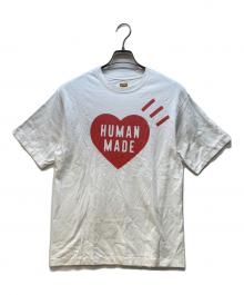 HUMAN MADE（ヒューマンメイド）の古着「半袖カットソー」｜ホワイト×レッド