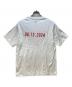 HUMAN MADE (ヒューマンメイド) 半袖カットソー ホワイト×レッド サイズ:M：5000円