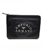 EMPORIO ARMANIエンポリオ アルマーニ）の古着「クラッチバッグ」｜ブラック