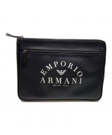 EMPORIO ARMANI（エンポリオ アルマーニ）の古着「クラッチバッグ」｜ブラック