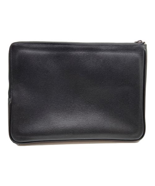 EMPORIO ARMANI（エンポリオ アルマーニ）EMPORIO ARMANI (エンポリオ アルマーニ) クラッチバッグ ブラックの古着・服飾アイテム