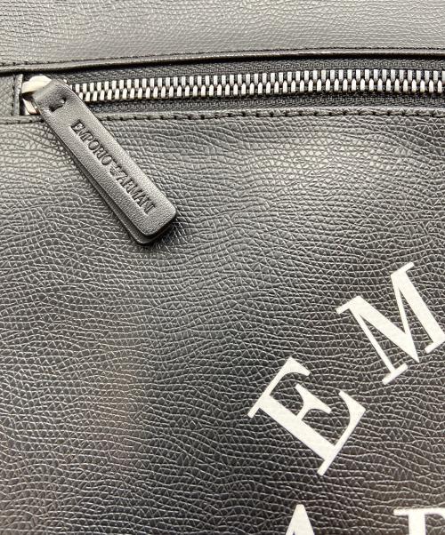 EMPORIO ARMANI（エンポリオ アルマーニ）EMPORIO ARMANI (エンポリオ アルマーニ) クラッチバッグ ブラックの古着・服飾アイテム