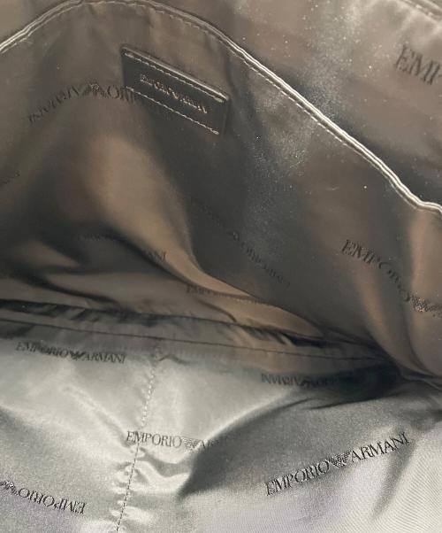 EMPORIO ARMANI（エンポリオ アルマーニ）EMPORIO ARMANI (エンポリオ アルマーニ) クラッチバッグ ブラックの古着・服飾アイテム