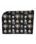 ALEXANDER McQUEEN (アレキサンダーマックイーン) クラッチバッグ ブラック：10000円
