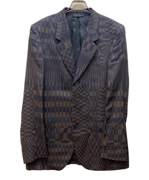 PAUL SMITH（ポールスミス）PAUL SMITH (ポールスミス) 3Bジャケットセットアップ ブラウン×ブラック サイズ:Mの古着・服飾アイテム