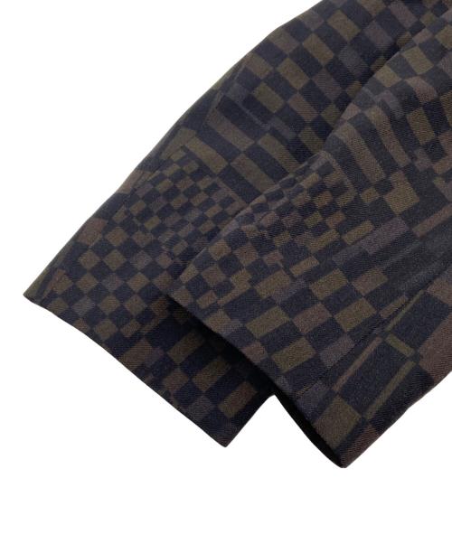PAUL SMITH（ポールスミス）PAUL SMITH (ポールスミス) 3Bジャケットセットアップ ブラウン×ブラック サイズ:Mの古着・服飾アイテム