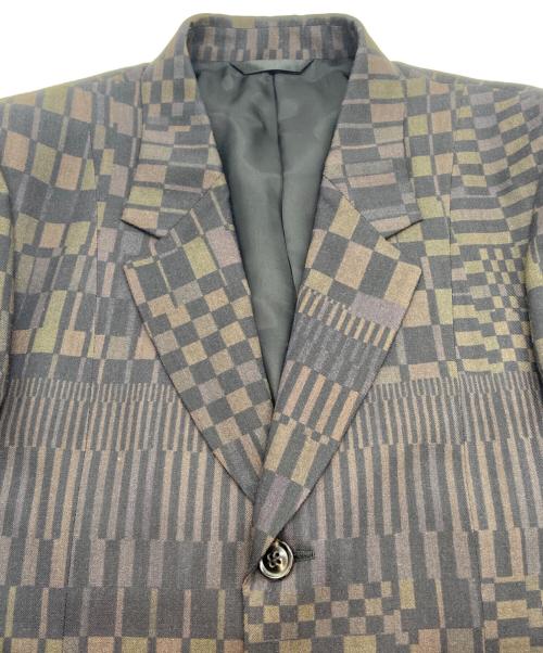 PAUL SMITH（ポールスミス）PAUL SMITH (ポールスミス) 3Bジャケットセットアップ ブラウン×ブラック サイズ:Mの古着・服飾アイテム