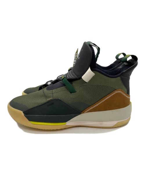 NIKE（ナイキ）NIKE (ナイキ) ハイカットスニーカー グリーン サイズ:28cmの古着・服飾アイテム