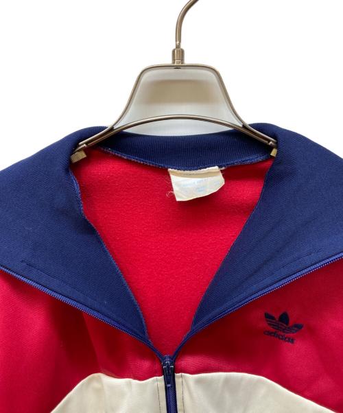 adidas（アディダス）adidas (アディダス) トラックジャケット レッド×ネイビー×ホワイト サイズ:Mの古着・服飾アイテム