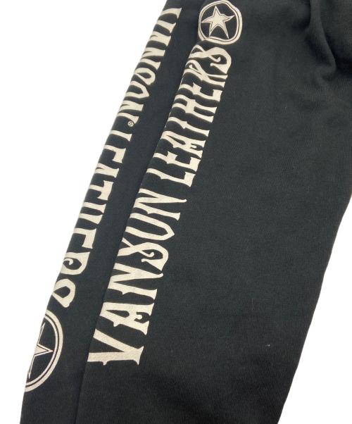 VANSON（バンソン）VANSON (バンソン) ジップパーカー ブラック サイズ:Lの古着・服飾アイテム