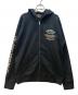 VANSON（バンソン）の古着「ジップパーカー」｜ブラック