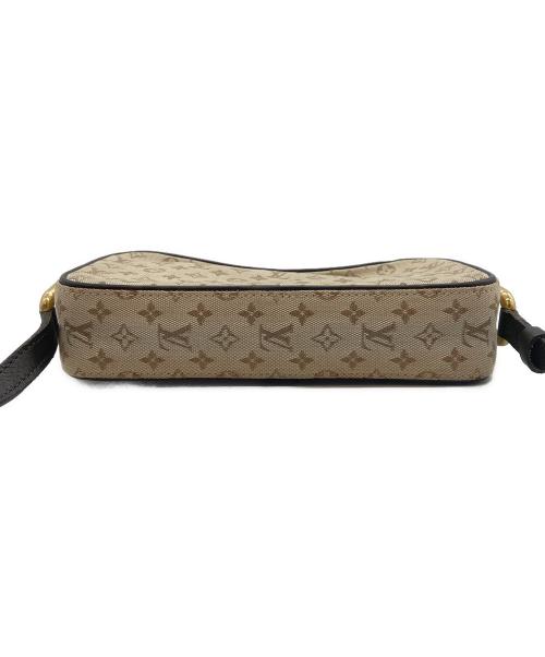 LOUIS VUITTON（ルイ ヴィトン）LOUIS VUITTON (ルイ ヴィトン) ポシェット ベージュ×ブラウンの古着・服飾アイテム