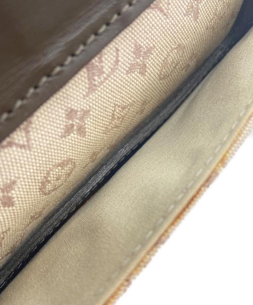 LOUIS VUITTON（ルイ ヴィトン）LOUIS VUITTON (ルイ ヴィトン) ポシェット ベージュ×ブラウンの古着・服飾アイテム