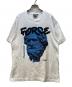 FORCE festival（フォース・フェスティバ）の古着「半袖カットソー」｜ホワイト×ブラック×ブルー