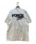 FORCE festival (フォース・フェスティバ) 半袖カットソー ホワイト×ブラック×ブルー サイズ:L：8000円