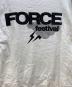 中古・古着 FORCE festival (フォース・フェスティバ) 半袖カットソー ホワイト×ブラック×ブルー サイズ:L：8000円