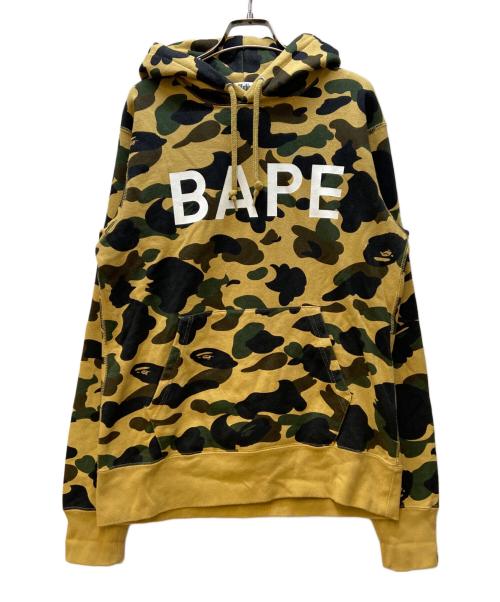 A BATHING APE（アベイシングエイプ）A BATHING APE (アベイシングエイプ) プルオーバーパーカー キャメル サイズ:Lの古着・服飾アイテム