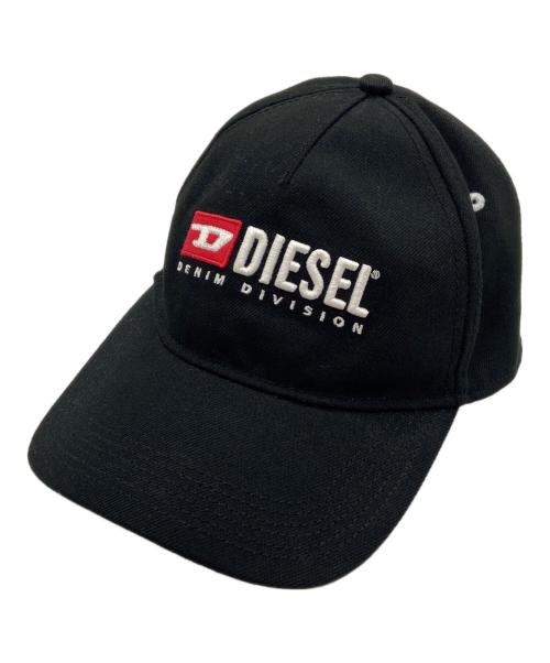 DIESEL（ディーゼル）DIESEL (ディーゼル) キャップ ブラック×レッド サイズ:Ⅱの古着・服飾アイテム